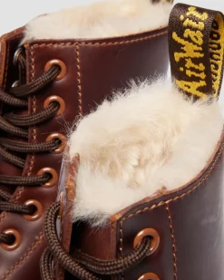 1460 Serena Stiefeletten Mit Kunstfellfutter in Butterscotch