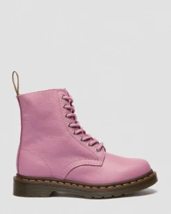 1460 Soft Leder Stiefel in Dusty Rose Pink