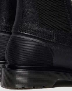 2976 Sub Leder Chelsea Boots in Schwarz