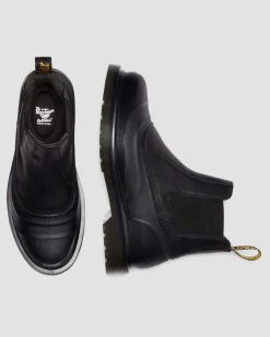 2976 Sub Leder Chelsea Boots in Schwarz