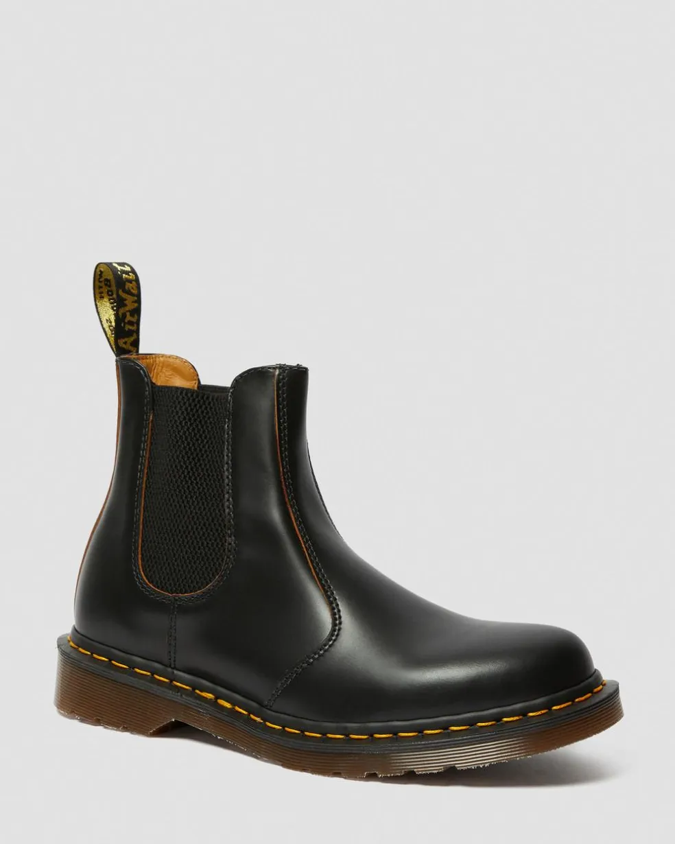 2976 Vintage Made in England Chelsea Boots in Schwarz