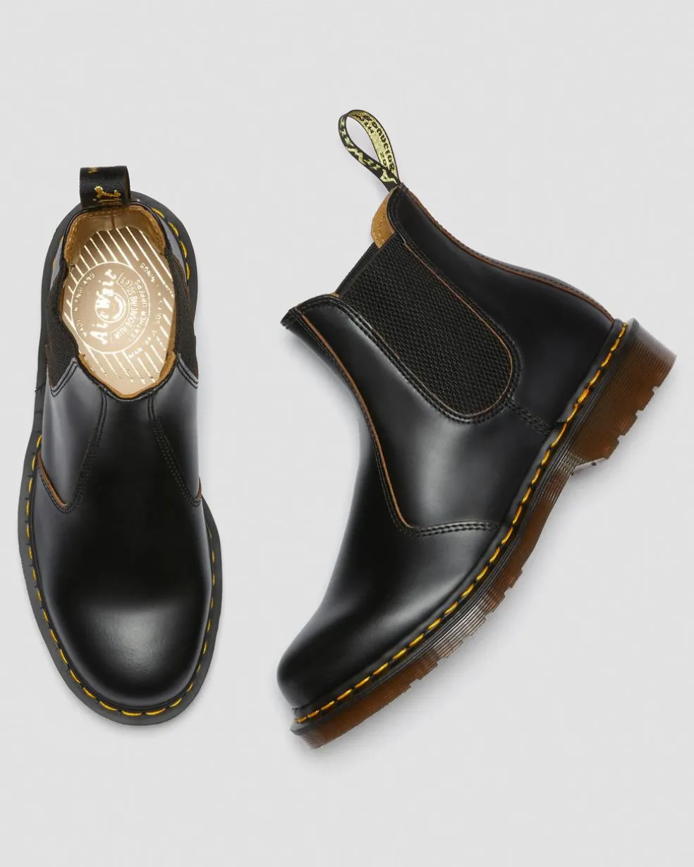 2976 Vintage Made in England Chelsea Boots in Schwarz