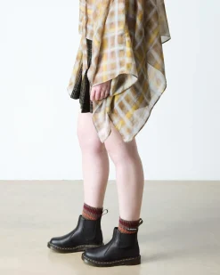 2976 Virginia Leder Chelsea Boots in Schwarz