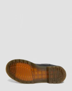 2976 Virginia Leder Chelsea Boots in Schwarz