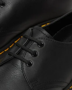 1461 Virginia Leder Oxford Schuhe in Schwarz
