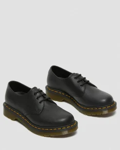 1461 Virginia Leder Oxford Schuhe in Schwarz