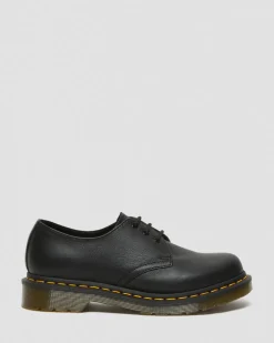 1461 Virginia Leder Oxford Schuhe in Schwarz