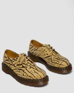 1461 Wild Emboss Wildleder Schuhe in Teak Braun & Schwarz
