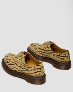 1461 Wild Emboss Wildleder Schuhe in Teak Braun & Schwarz