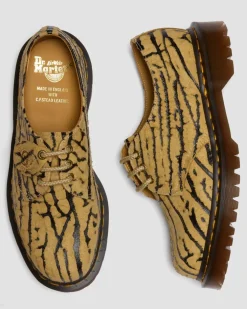 1461 Wild Emboss Wildleder Schuhe in Teak Braun & Schwarz