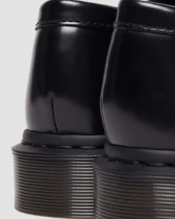 Adrian Snaffle Glattleder Tassel Loafer in Schwarz