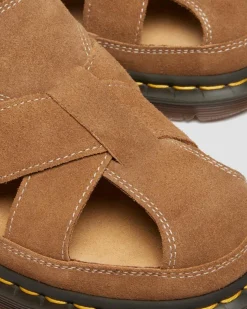 Archive Fisherman Wildleder Sandalen in Natural Hellbraun