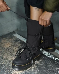 Audrick Hi Puffer Stiefel in Schwarz