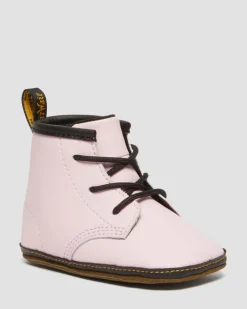 Baby 1460 Auburn Leder Stiefel in Pale Pink