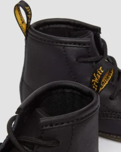 Baby 1460 Auburn Leder Stiefel in Schwarz