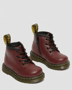 Baby 1460 Softy T Leder Stiefeletten in Cherry Red