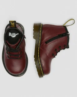 Baby 1460 Softy T Leder Stiefeletten in Cherry Red