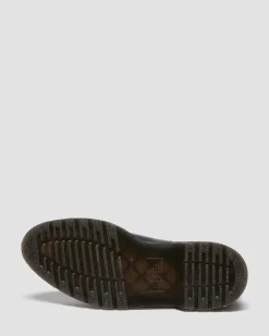 Bianca II Tapered Croc Emboss Leder Lo Stiefel in Schwarz