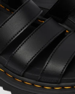 Blaire Felix Rub Off Vegan Riemensandalen in Schwarz