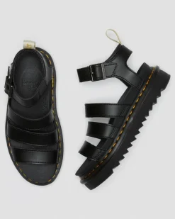 Blaire Felix Rub Off Vegan Riemensandalen in Schwarz