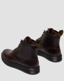 Brookline Crazy Horse Leder Chukka Stiefel in Dunkelbraun