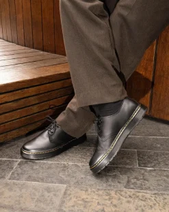 BROOKLINE LO LEDER SCHUHE in Schwarz