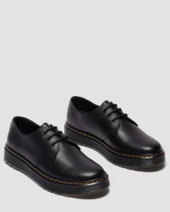 BROOKLINE LO LEDER SCHUHE in Schwarz