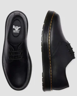 BROOKLINE LO LEDER SCHUHE in Schwarz