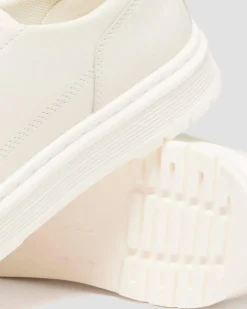 Brookline Nappa Leder Schuhe in Naturweiss