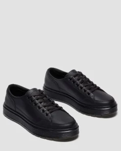 Brookline Nappa Leder Schuhe in Schwarz