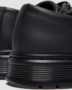 Brookline Nappa Leder Schuhe in Schwarz