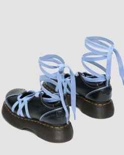 Buzz Ballerina Gloss Leder Schuhe in Schwarz