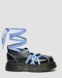 Buzz Ballerina Gloss Leder Schuhe in Schwarz
