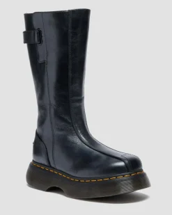 BUZZ HI ECLIPSE LEDER STIEFEL in Schwarz