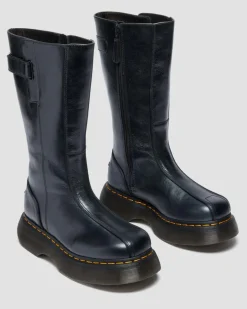 BUZZ HI ECLIPSE LEDER STIEFEL in Schwarz