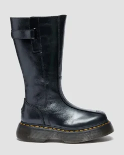 BUZZ HI ECLIPSE LEDER STIEFEL in Schwarz