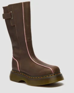 Buzz Hi Wyoming Leder Stiefel in Dunkelbraun