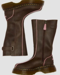 Buzz Hi Wyoming Leder Stiefel in Dunkelbraun