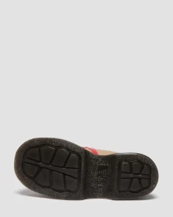 BUZZ LEDER BALLERINAS in Rot