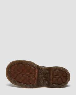Buzz 5-Ösen Grizzly Leder Schuhe in Dunkelbraun