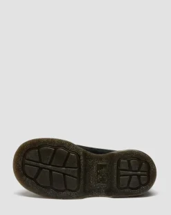 Buzz 5-Ösen Hair On Leder Schuhe in Schwarz