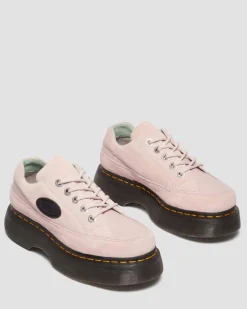 Buzz 5-Ösen Leder Schuhe in Puderrosa