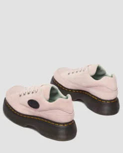 Buzz 5-Ösen Leder Schuhe in Puderrosa