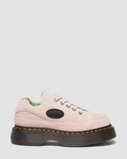 Buzz 5-Ösen Leder Schuhe in Puderrosa