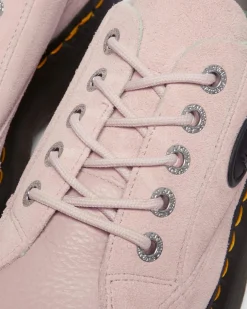 Buzz 5-Ösen Leder Schuhe in Puderrosa