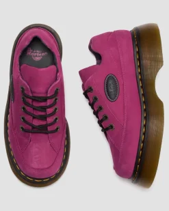 BUZZ 5-ÖSEN MILLED NUBUCK SCHUHE in Pink
