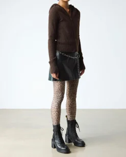 CHESNEY HARNESS SENDAL LEDER STIEFEL MIT ABSATZ in Schwarz