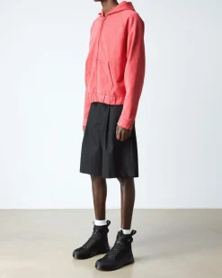 COMBS TECH MK.02 LEDER & CANVAS UTILITY BOOTS in Schwarz