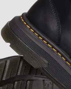 Crewson Chukka Leder Schnürstiefel in Black