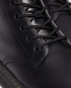 Crewson Chukka Leder Schnürstiefel in Black